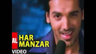 Har Manzar Lyrical Video Song Baabul Amitabh Bachchan John Abraham Rani Mukerji [upl. by Aihsitan]