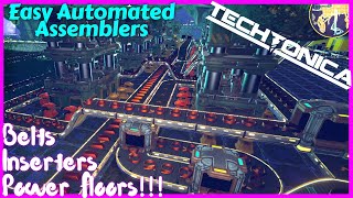 Automating Inserters  How To Automate Assemblers  Techtonica Episode 2 [upl. by Niehaus887]