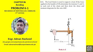 61 Chapter 6 Bending  Mechanics of Material Rc Hibbeler [upl. by Marcile]