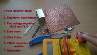 12v To 5v DC Step Down Converter Use a 7805 ic12v se 5v kaise banayeElectronics project [upl. by Tarazi]