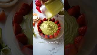 Matcha Strawberry Cheesecake 🍰 Easy recipe [upl. by Ennazus663]