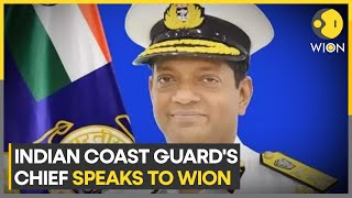 2611 anniversary Indian Coast Guard Chief Rakesh Pal speaks to WION  Latest News [upl. by Adnilg]