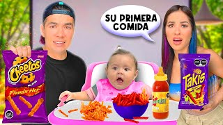 Nasya come comida PICANTE por primera vez Asi reaccionó 😰😖 [upl. by Namurt]