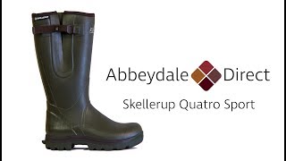 Skellerup Quatro Sport Wellies  In Detail [upl. by Elbas]