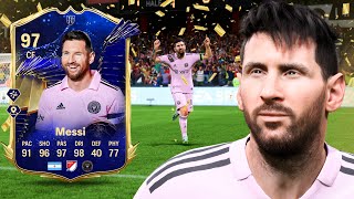 97 TOTY Messi His last TOTY card EVER 🐐 [upl. by Katushka]