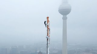 BERLIN TALLEST BUILDING SPIRE CLIMB 🇩🇪 [upl. by Sinoda]