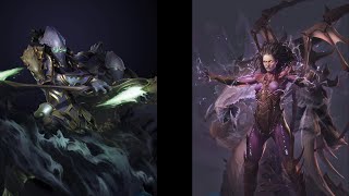 Vorazun vs Kerrigan 1v1 c273 Direct Strike  Commanders SC2 [upl. by Eivod593]