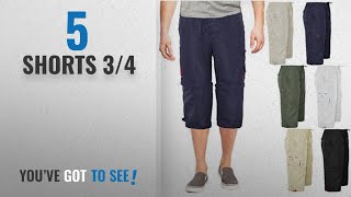 Top 10 Shorts 34 2018 MENS 34 SHORTS 2 IN 1 CARGO COMBAT ZIP OFF SUMMER JOGGING CASUAL [upl. by Llednohs]