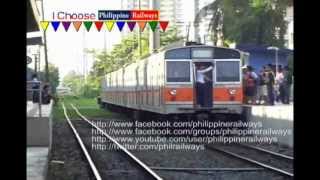 Philippine Railways PNR EMU 203 passing Pasay Road Station [upl. by Podvin]