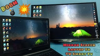 How To Mirror Screen From Laptop To LED TV [upl. by Gilberto745]