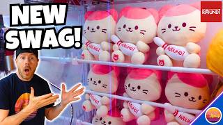 Claw Machine SWAG Win and Over the Edge at Round 1 Arcade [upl. by Rowen]