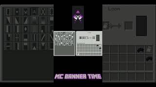 Minecraft Star Skull Banner Design Short  Its Banner Time [upl. by Ayital]