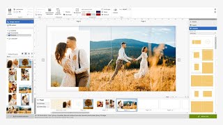 Fotobuch in der Saal Design Software gestalten [upl. by Atilem617]