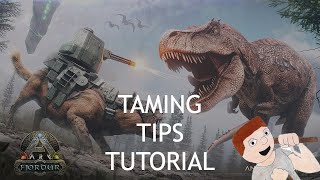 Andrewsarchus Taming Tips and Tricks  ARK Survival Evolved Tutorial [upl. by Einafpets897]