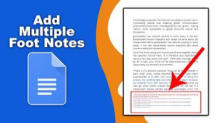 How to add multiple footnotes in google docs [upl. by Danzig55]