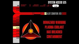 Lcars 47 star trek computer interface all alerts [upl. by Dalury]