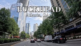 Buckhead Drive 4K  Atlanta GA [upl. by Domella]