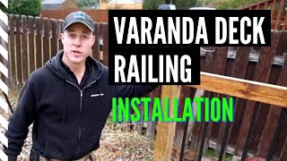 Quick and Easy DIY Installing the Veranda Deck Railing System [upl. by Averil]