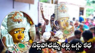 Nallapochamma katha 01  nallapochamma thalli oggu katha  uppuguda shiva 9848363900 [upl. by Eniretak]