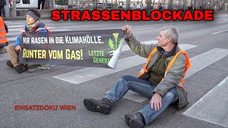 KLIMAAKTIVISTEN BLOCKIEREN Wiener Gürtel  110123 [upl. by Anileba]