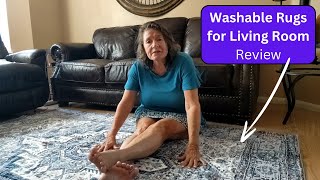 Washable Rugs for Living Room review [upl. by Ahsaela]