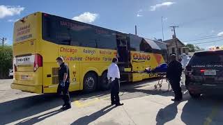 Pasajero mexicano ya no despertó cruzó la frontera en autobús Tornado [upl. by Enilatan388]