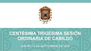 Centésima Trigésima Sesión Ordinaria de Cabildo del Ayuntamiento de Metepec [upl. by Tuppeny457]