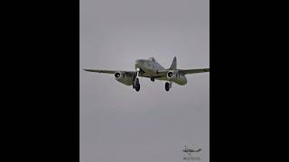 Messerschmitt Me 262 Luftwaffe Jet flyover messerschmitt Me262 aircraft vintageaircraft avgeek [upl. by Akamahs]