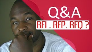 What is RFI RFP RFQ and EOI [upl. by Anawed]