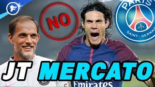 Tuchel ferme la porte à un départ de Cavani  Journal du Mercato [upl. by Ernesta]