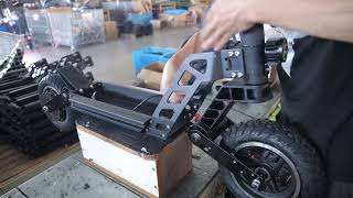 Kugoo G2 Pro Electric Scooter Production and Assembly [upl. by Devinne]