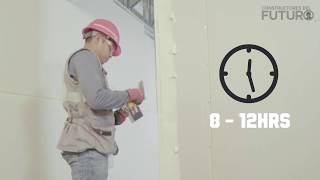 Cómo instalar esquineros en Sistema Drywall [upl. by Norvol]