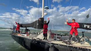 Depart vers la France Pen Duick VI et lEsprit dEquipe un tour du monde de plus sur carnet de bord [upl. by Anatol]