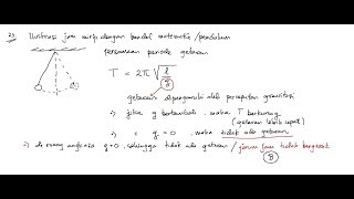 Pembahasan SBMPTN 2016 230 No 23  Bandul Matematis  Periode Getaran  Tutorial Fisika SMA [upl. by Ihsorih]