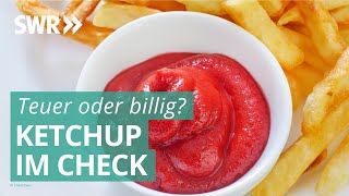 Ketchup Ist das Günstige genauso lecker und genießbar  Marktcheck SWR [upl. by Leftwich30]