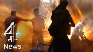 Syrian horrors captured on camera [upl. by Vahe402]