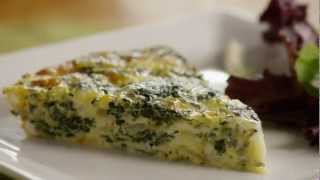 How to Make Crustless Spinach Quiche  Allrecipes [upl. by Toy]