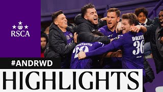 HIGHLIGHTS RSC Anderlecht  RWDM  20232024 [upl. by Alysoun260]