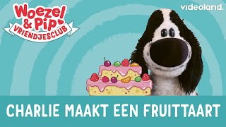 Woezel amp Pip Vriendjesclub  Charlie maakt een fruittaart 🎂🍎 [upl. by Solim]