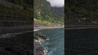 â›°ï¸ðŸŒŠ Beautiful Madeira Coast Line Praia da Laje ðŸª¨ðŸ madeira seixal jurrassicworld [upl. by Frodina]