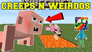 Minecraft MORE CREEPS amp WEIRDOS BIG BABY LOLIPOP MAN amp MORE Mod Showcase [upl. by Sheffie]