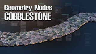 How to Make Procedural Cobblestone In Blender  Geo Nodes Tutorial [upl. by Nirehtak]