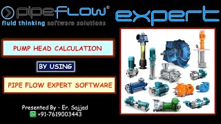 Centrifugal Pump Head Calculation by Pipe Flow Expert Software [upl. by Mullins]