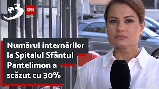 Numărul internărilor la Spitalul Sfântul Pantelimon a scăzut cu 30 [upl. by Rubia]