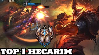 Wild Rift Hecarim  Top 1 Hecarim Hard Carry Gameplay Rank Challenger [upl. by Rednijar]