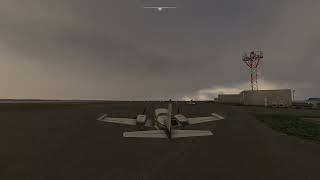 Landing the Cessna 310 at KHQM Bowerman Field [upl. by Freeman425]