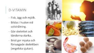 Vitaminer och mineralämnen [upl. by Bartlett]