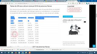 tablas de ISR mensual y anual en Contpaqi Nóminas [upl. by Arie]