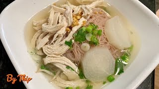 ก๋วยเตี๋ยวไก่ฉีกคลีน อาหารลดน้ำหนักเพื่อสุขภาพ [upl. by Lucy520]