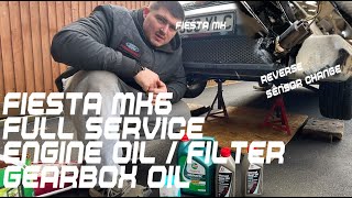 Fiesta Mk6 Oil Change Gearbox Oil Change Reverse Switch Change [upl. by Assili]